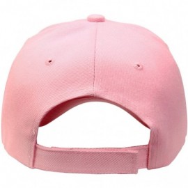 Baseball Caps 2pcs Baseball Cap for Men Women Adjustable Size Perfect for Outdoor Activities - Black/Pink - CL195D706X2 $9.76