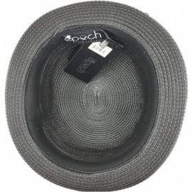 Fedoras Summer Bowler Hat - Black - CS12GXQBAUJ $23.30