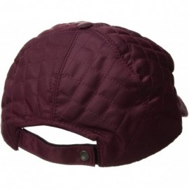 Baseball Caps Women's Quilted Rain Cap - Plum - CA18C4C7R42 $30.86