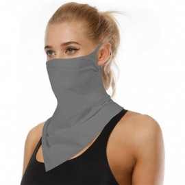 Balaclavas Men Women Ear Loops Face Scarf Neck Gaiters Bandana Mask Balaclava for Dust Wind - Grey - CG1999DH469 $9.23