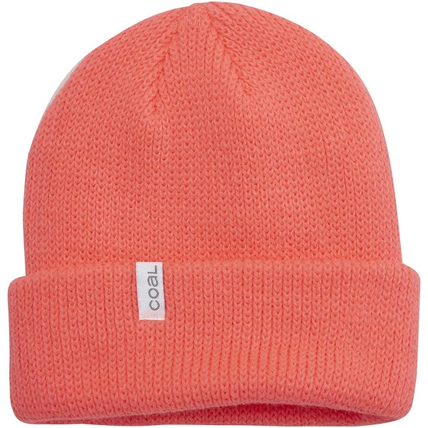 Skullies & Beanies mens the Frena Fine Knit Striped Beanie Hat - Melon - CX18WT98CQ3 $25.87