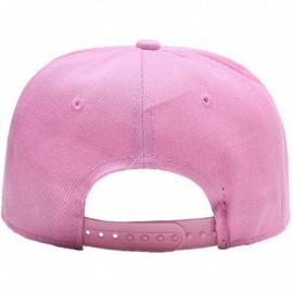 Baseball Caps Snapback Personalized Outdoors Picture Baseball - Pink - C518I8Z02MG $9.12