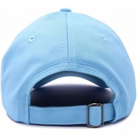 Baseball Caps Baseball Cap Dad Hat Plain Men Women Cotton Adjustable Blank Unstructured Soft - Light Blue - CZ119512LJF $10.65