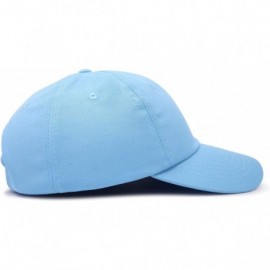 Baseball Caps Baseball Cap Dad Hat Plain Men Women Cotton Adjustable Blank Unstructured Soft - Light Blue - CZ119512LJF $10.65