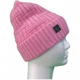 Skullies & Beanies Evony Warm Winter Beanie - Soft Cashmere-Like Feel - Pink Rose – Style 2 - CH180AQ96A3 $11.24