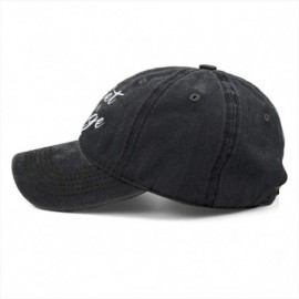 Baseball Caps Unisex Sorta Sweet Sorta Savage Denim Hat Adjustable Washed Dyed Cotton Dad Baseball Caps - Black2 - CE18ND4ZHC...