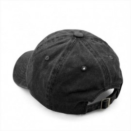 Baseball Caps Unisex Sorta Sweet Sorta Savage Denim Hat Adjustable Washed Dyed Cotton Dad Baseball Caps - Black2 - CE18ND4ZHC...