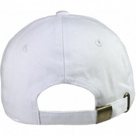 Baseball Caps Coach Dad Hat - White (Coach Dad Hat) - C018D4ZNKW5 $18.51