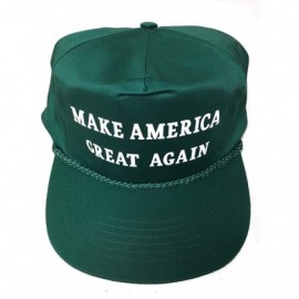 Baseball Caps MAGA Make America Great Again Vintage Snapback HAT Baseball Cap Donald Trump Slogan - Green - CB12F78JGAP $7.88