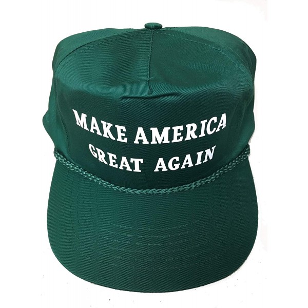 Baseball Caps MAGA Make America Great Again Vintage Snapback HAT Baseball Cap Donald Trump Slogan - Green - CB12F78JGAP $7.88
