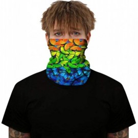 Balaclavas Unisex Seamless Rave Multifunctional Headwear Face Mask Headband Neck Gaiter - Style17 - CV197ZLEQA5 $13.85