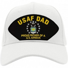 Baseball Caps Air Force Dad - Proud Father of a US Airman Hat/Ballcap Adjustable One Size Fits Most - CI18KRKTLOQ $19.92