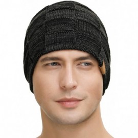 Skullies & Beanies Slouchy Beanie for Men Winter Hats for Guys Cool Beanies Mens Lined Knit Warm Thick Skully Stocking Binie ...