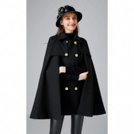 Bucket Hats Women Solid Color Winter Hat 100% Wool Cloche Bucket with Bow Accent - Style3_black - CK18YYKT0RE $25.62