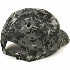 Baseball Caps World's Best Grandpa Embroidered Brushed Cotton Cap - Digital Night Camo - CS18KIM5OTQ $15.75