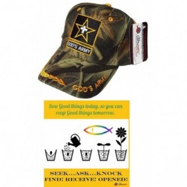 Baseball Caps God's Army Christian Camouflage Cap BCAH Bumper Sticker Camo Hat Cross - CR12BPL1EZ9 $14.82