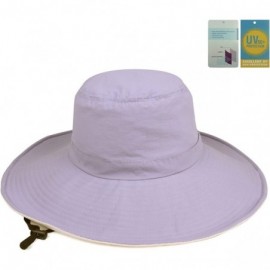 Sun Hats Women's Taslon UV Wide Brim Bucket Hat - Purple - CJ11LV4GP73 $23.57