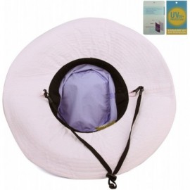 Sun Hats Women's Taslon UV Wide Brim Bucket Hat - Purple - CJ11LV4GP73 $23.57