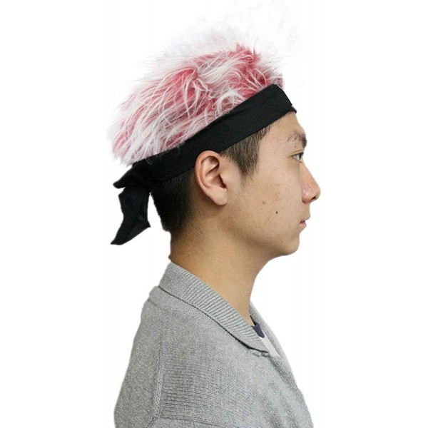 Visors Flair Hair Visor Sun Cap Wig Peaked Novelty Baseball Hat with Spiked Hair - 13 - C3194TIG77K $7.59