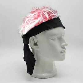 Visors Flair Hair Visor Sun Cap Wig Peaked Novelty Baseball Hat with Spiked Hair - 13 - C3194TIG77K $7.59