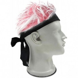 Visors Flair Hair Visor Sun Cap Wig Peaked Novelty Baseball Hat with Spiked Hair - 13 - C3194TIG77K $7.59