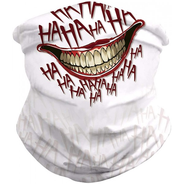 Balaclavas Gaiter Bandana Breathable Balaclava Protection - M-white With Teeth - CG197YDR5HO $19.55