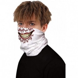 Balaclavas Gaiter Bandana Breathable Balaclava Protection - M-white With Teeth - CG197YDR5HO $19.55