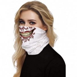 Balaclavas Gaiter Bandana Breathable Balaclava Protection - M-white With Teeth - CG197YDR5HO $19.55