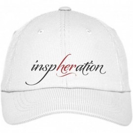 Baseball Caps Women's Baseball Cap Adjustable Embroidered Cool Mesh Polyester Low Profile - White - CY18SIHGADZ $20.77