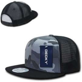 Baseball Caps Men's Flat - Black/Urban/Black - CX128PJL34V $7.79