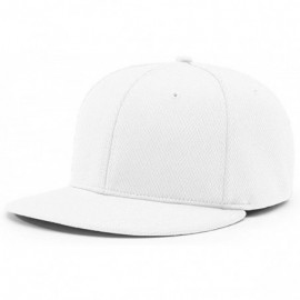 Baseball Caps PTS40 DRYVE R-Flex FIT PTS 40 Baseball HAT Ball Cap - White - CE186XT7U9R $10.37