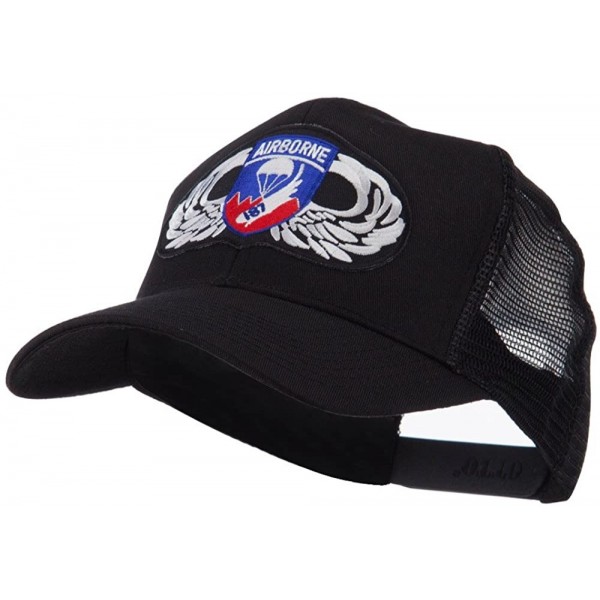 Baseball Caps Air Borne Wing Shape Patched Mesh Cap - 187th - CM18WS32A8Q $18.09