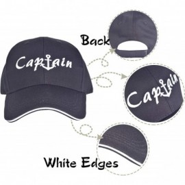 Baseball Caps Captain Baseball Nautical Matching Captains - C318YGD4X5W $29.35