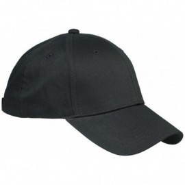 Baseball Caps 6-Panel Structured Twill Cap (BX020) - Black - CM115S2H6P9 $7.31