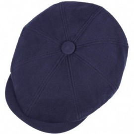 Newsboy Caps Newsboy hat Men Adjustable Newsboy Cap Cotton Autumn and Winter Driving hat Men's hat - Navy - C118Y42NY0O $16.08