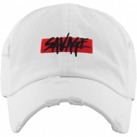 Baseball Caps Praying Hands Rosary Savage Dad Hat Baseball Cap Unconstructed Polo Style Adjustable - (2.3) White Savage Vinta...