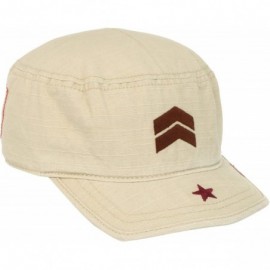 Baseball Caps A.Kurtz Mens Fritz Millitary Legion Cap - Basic Tan - CR112OT5FKH $36.09