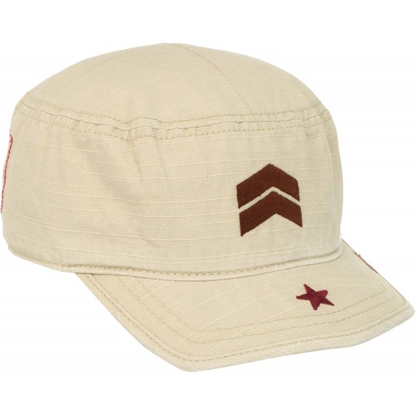 Baseball Caps A.Kurtz Mens Fritz Millitary Legion Cap - Basic Tan - CR112OT5FKH $36.09