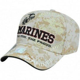 Baseball Caps United States USMC Marines Corps 3D Embroidery Hat Baseball Cap - Camo - CL11DG44STX $14.18