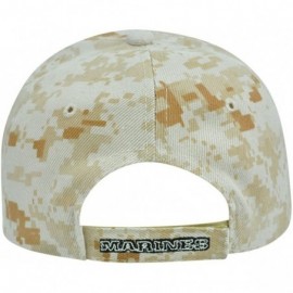 Baseball Caps United States USMC Marines Corps 3D Embroidery Hat Baseball Cap - Camo - CL11DG44STX $14.18