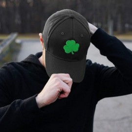 Baseball Caps St Patricks Day Hat- Irish St Patricks Day Shamrock Accessories Baseball Cap for Men and Women - Black - CJ194S...