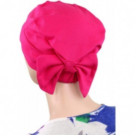 Skullies & Beanies Women's Two Way Chemo Cap - Fuchsia - CH12F8REYML $22.18