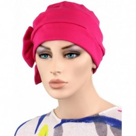 Skullies & Beanies Women's Two Way Chemo Cap - Fuchsia - CH12F8REYML $22.18