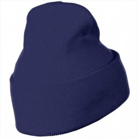 Skullies & Beanies Women & Men Bullet Club Winter Warm Beanie Hats Stretch Skull Ski Knit Hat Cap - Navy - CI18MGDSTCE $14.65