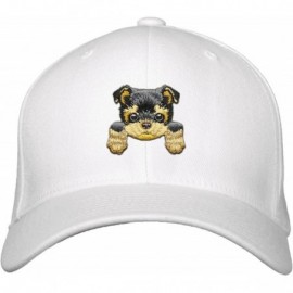 Baseball Caps Cute Puppy Dog Snapback Cap - White - C518EO746TM $18.12