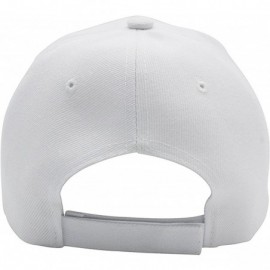 Baseball Caps Cute Puppy Dog Snapback Cap - White - C518EO746TM $18.12