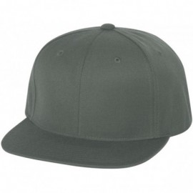 Visors 6-Panel Structured Flat Visor Classic Snapback (6089) - Dark Gray - CS11NANF9QF $10.59