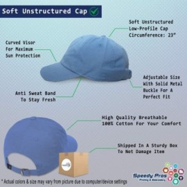 Baseball Caps Custom Soft Baseball Cap Fish Sea Bass Embroidery Dad Hats for Men & Women - Light Blue - CY18SHIKG0A $25.64