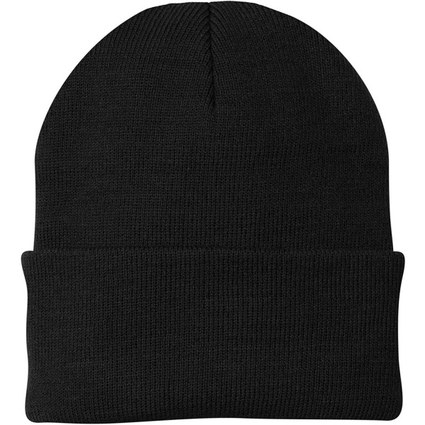 Skullies & Beanies Port & Company - Knit Cap - Black - CO18KAHU50Z $9.80