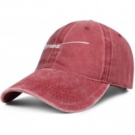 Baseball Caps Ibanez-Guitar-Logo- Mens Womens Washed Rock Cap Vintage Flat-Brimmed Hat - Ibanez Guitar Logo - CL18W4SSNH5 $13.63